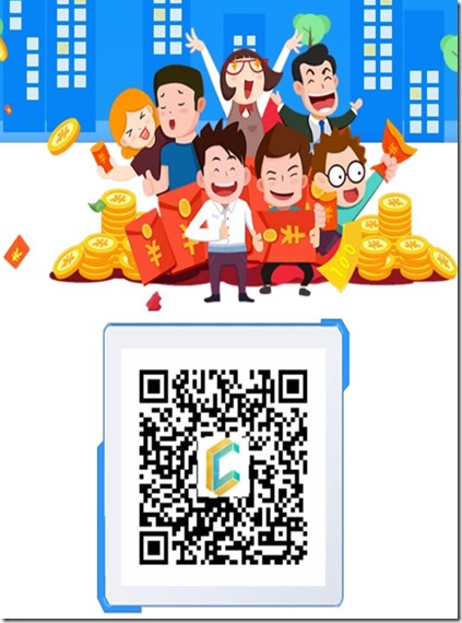 C链邀请海报 C链,手机软件界面精美,一款手机区块链挖矿软件,现在注册C链送5台矿机!